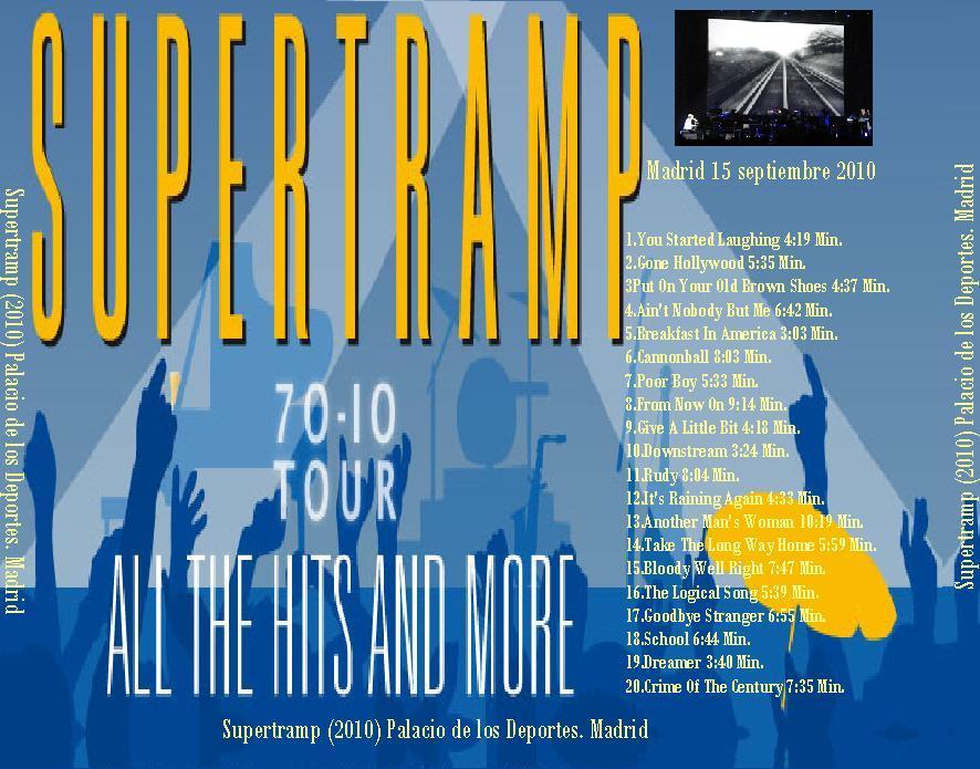 Supertramp  70 10 Tour; Live Madrid 15 spt 2010 : Back